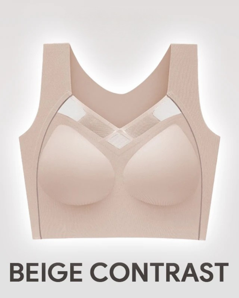 X-Back Wireless Posture Support Bra - Comfortable Back Support for All-Day Wear