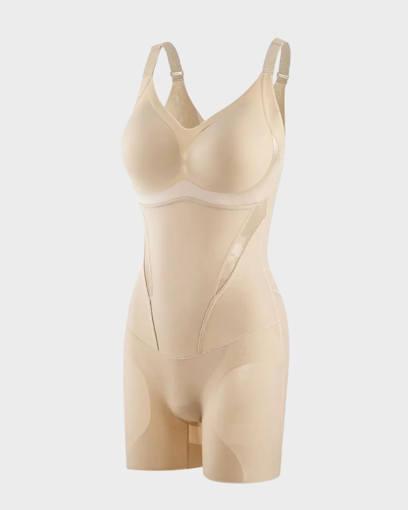 Cooling Tummy-Control Shapewear Bodysuit with Butt-Lift for a Sleek, Sculpted Silhouette