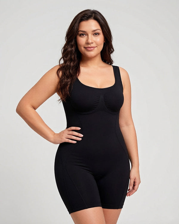 Sculpting Triple-Zone Compression Full-Body Shaping Bodysuit with Drop-Seat