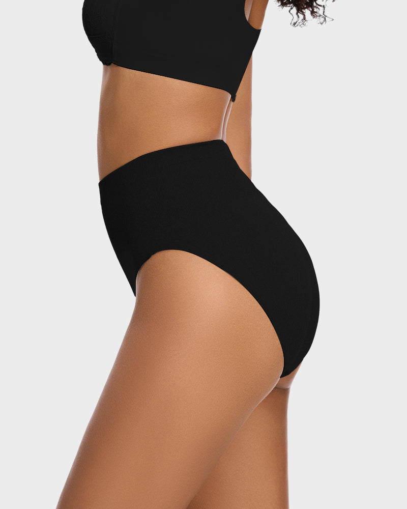 Mid-Waist Tummy-Control Shaping Briefs - 2-Pack