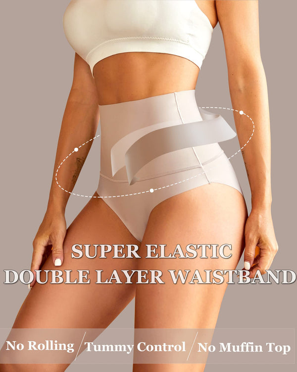 Women's High-Waist Tummy Control Briefs — 3-Pack
