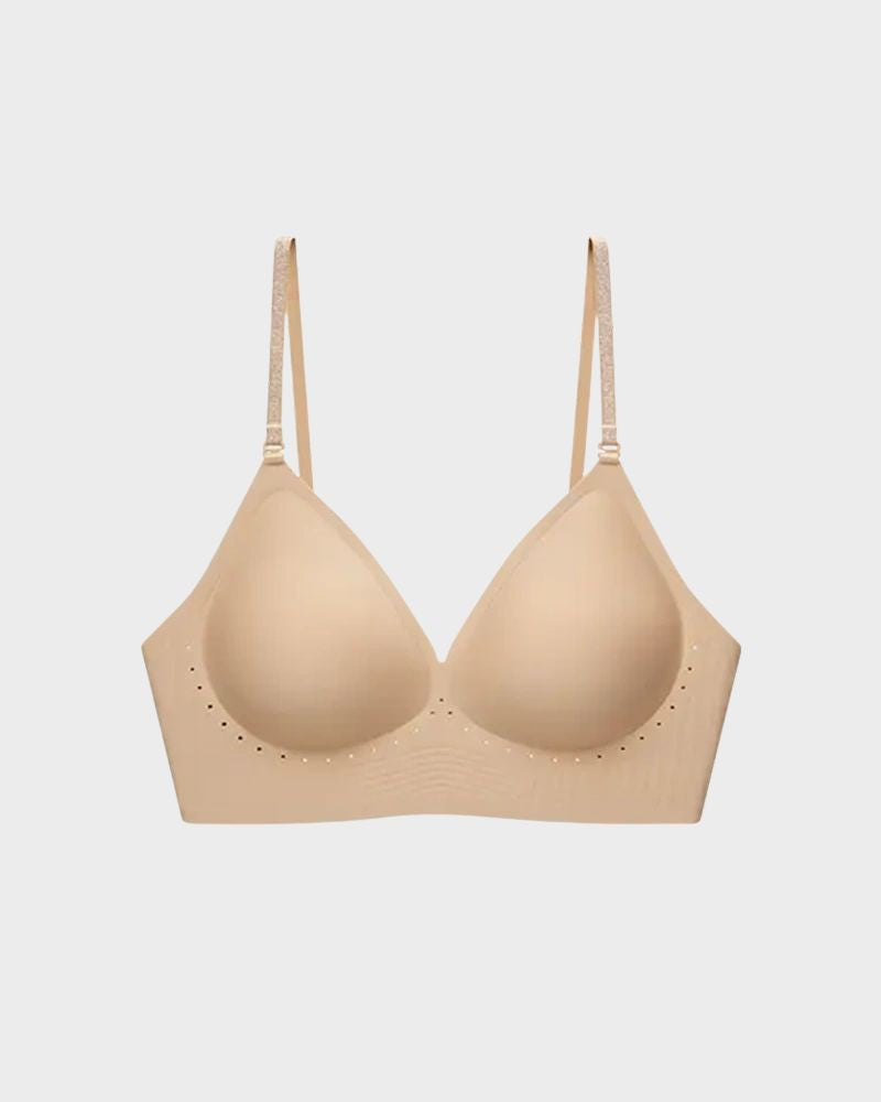 Low-Back Seamless Convertible Demi Bra – All-Day Comfort with Versatile Convertible Straps