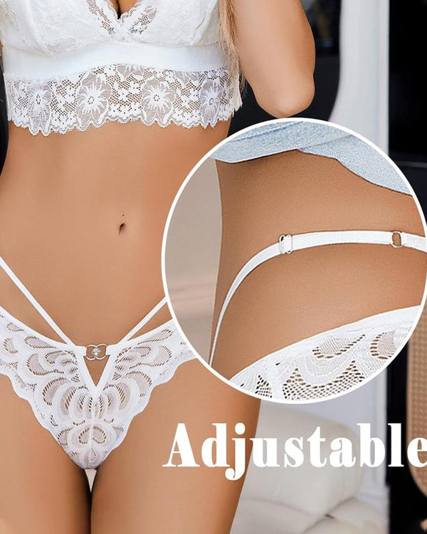 Women's Lace Cross-Back Panties - Flirty, Comfortable Lingerie