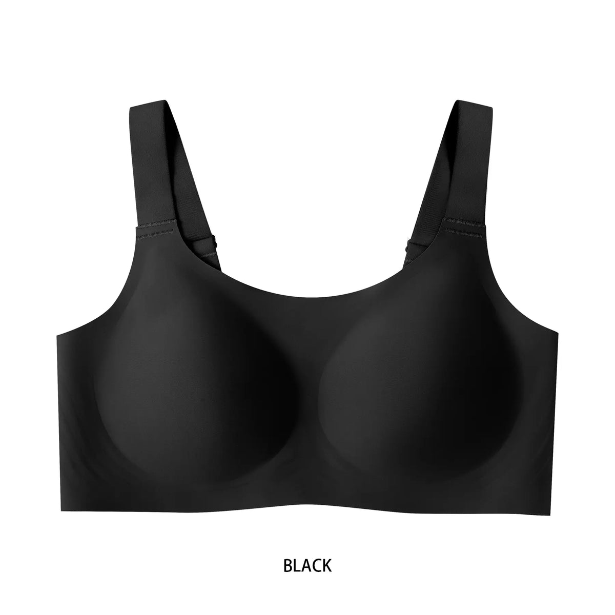 Wireless Full-Coverage Jelly Bra with Breathable Straps for All-Day Comfort