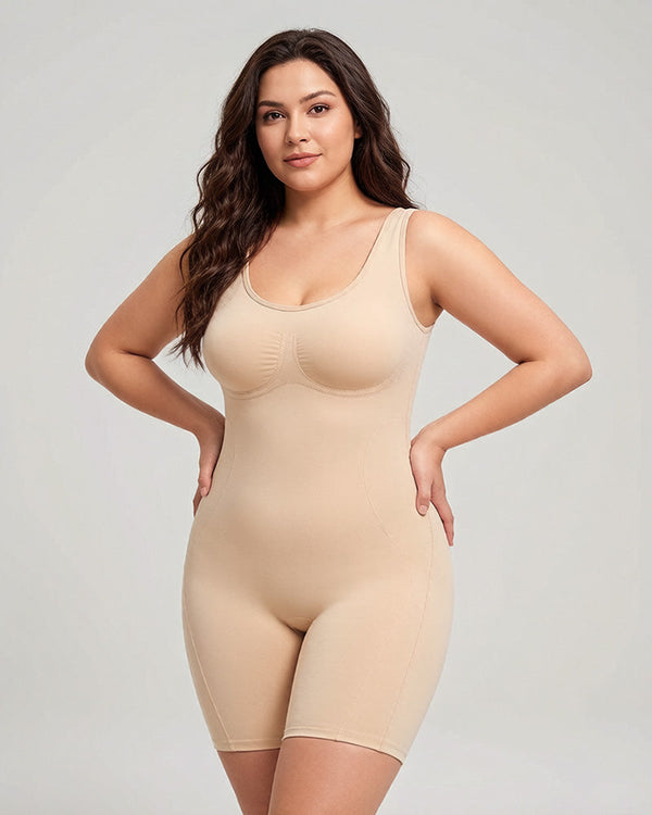 Sculpting Triple-Zone Compression Full-Body Shaping Bodysuit with Drop-Seat