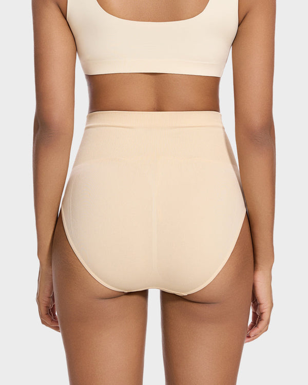 Mid-Waist Tummy-Control Shaping Briefs - 2-Pack