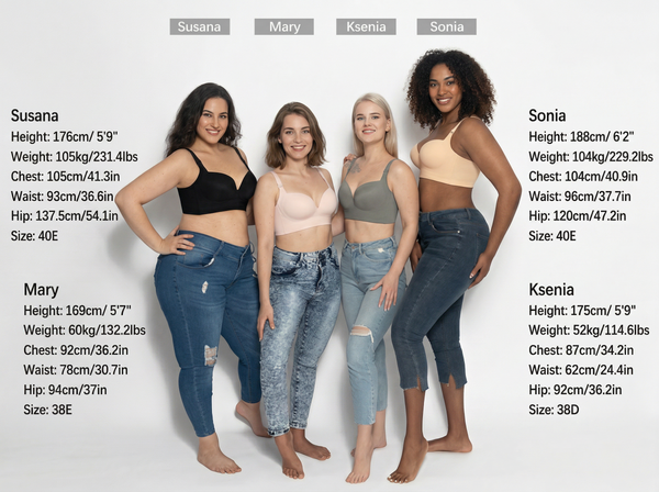 All-Day Comfort Full-Coverage Bra with Back-Smoothing Support