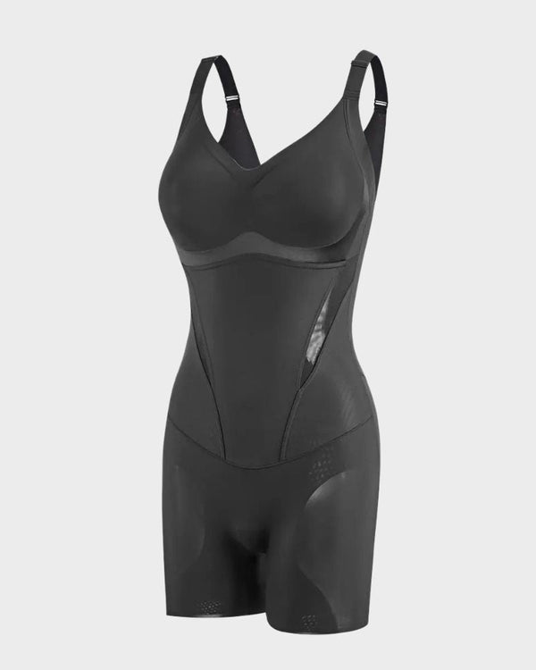 Cooling Tummy-Control Shapewear Bodysuit with Butt-Lift for a Sleek, Sculpted Silhouette