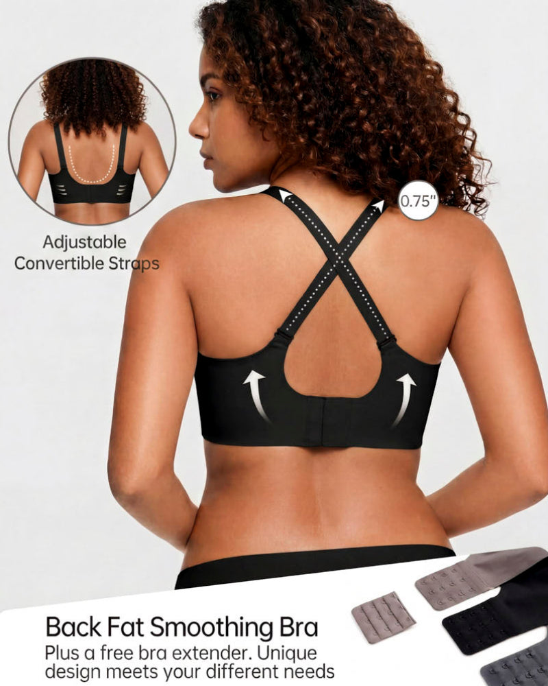 Soft Full-Coverage Wireless Jelly Bra with Scalloped Edges