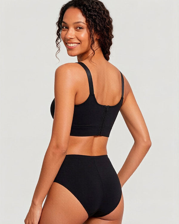 Brown Push-Up Back-Smoothing Bra