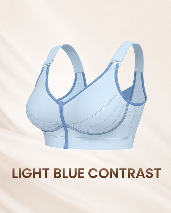 Custom-Lift Front-Zip Bra for Ultimate Posture Support