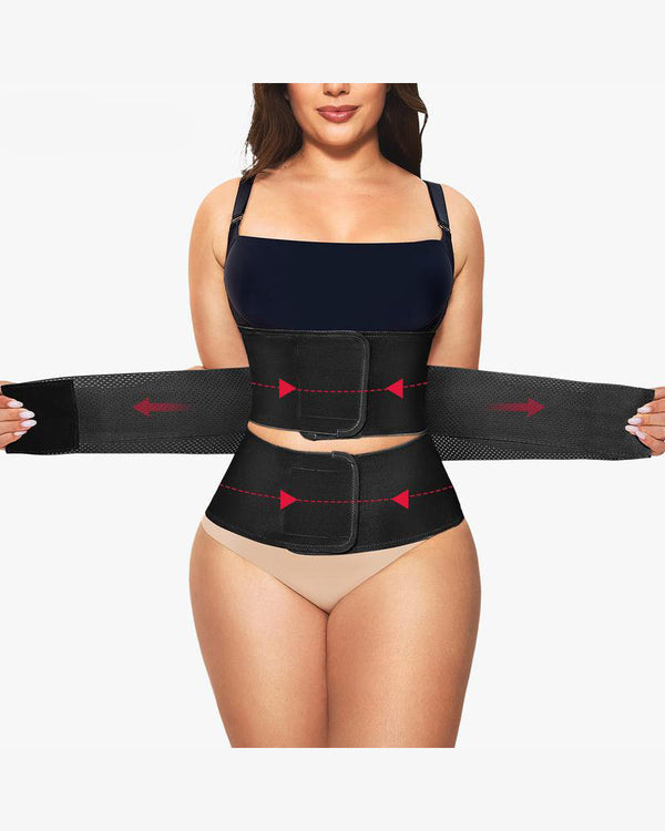Women's Triple-Belt Waist Trainer — Adjustable Compression Shapewear for Enhanced Workouts and Everyday Support
