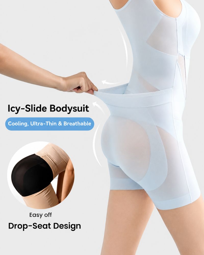 Cooling Tummy-Control Shapewear Bodysuit with Butt-Lift for a Sleek, Sculpted Silhouette