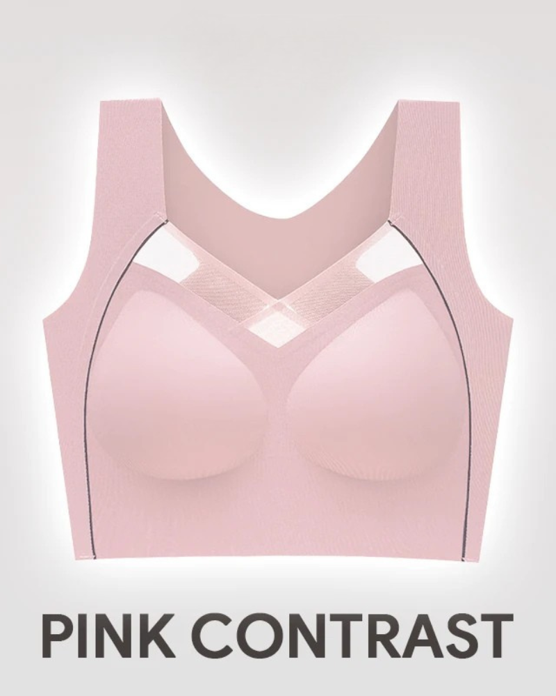 X-Back Wireless Posture Support Bra - Comfortable Back Support for All-Day Wear