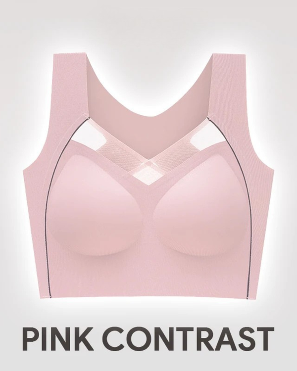 X-Back Wireless Posture Support Bra - Comfortable Back Support for All-Day Wear