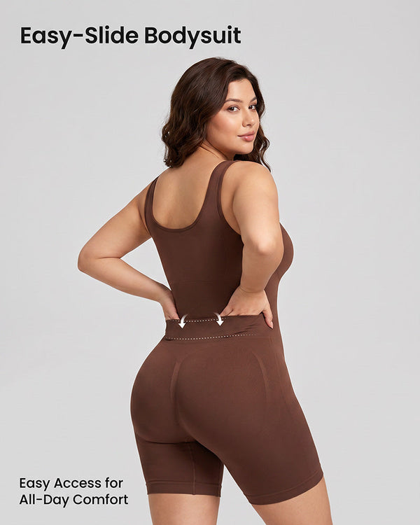 Sculpting Triple-Zone Compression Full-Body Shaping Bodysuit with Drop-Seat