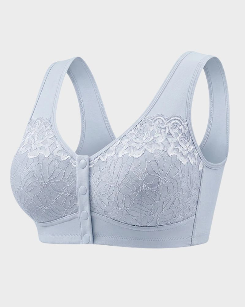 All-Day Comfort Front-Closure Wireless Support Bra