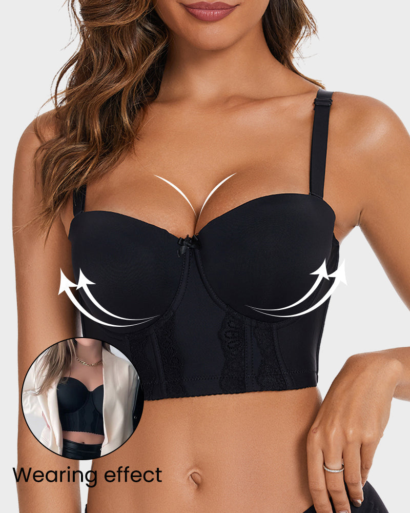 Low-Back Strapless Bra — Seamless, Invisible Support for Backless Outfits