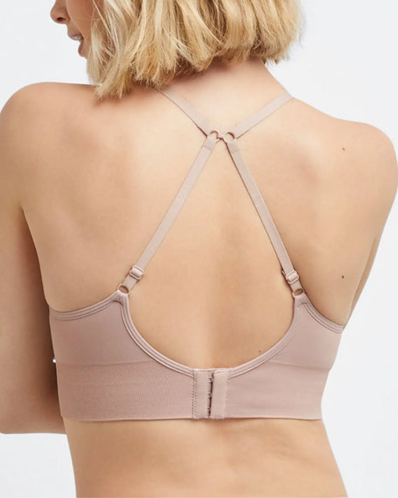 Ultra-Soft Deep-V Wireless Lift Bralette for All-Day Comfort