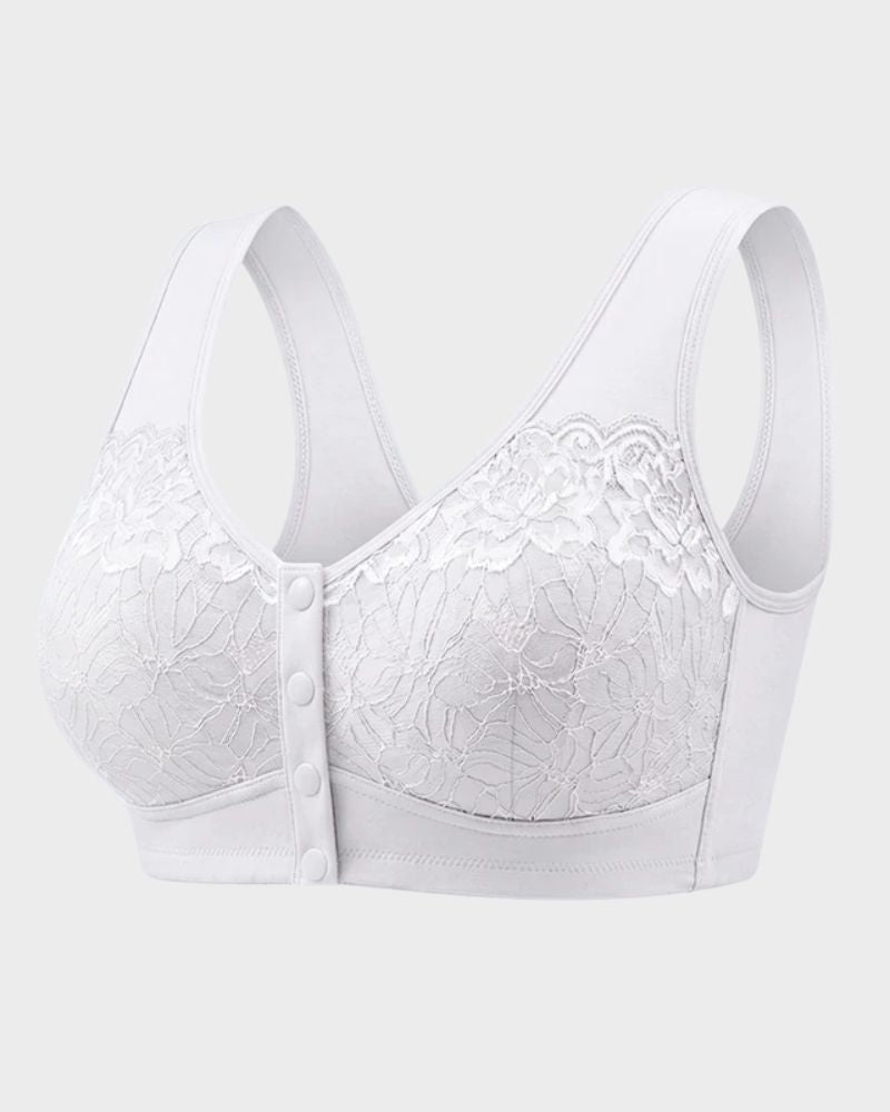 All-Day Comfort Front-Closure Wireless Support Bra