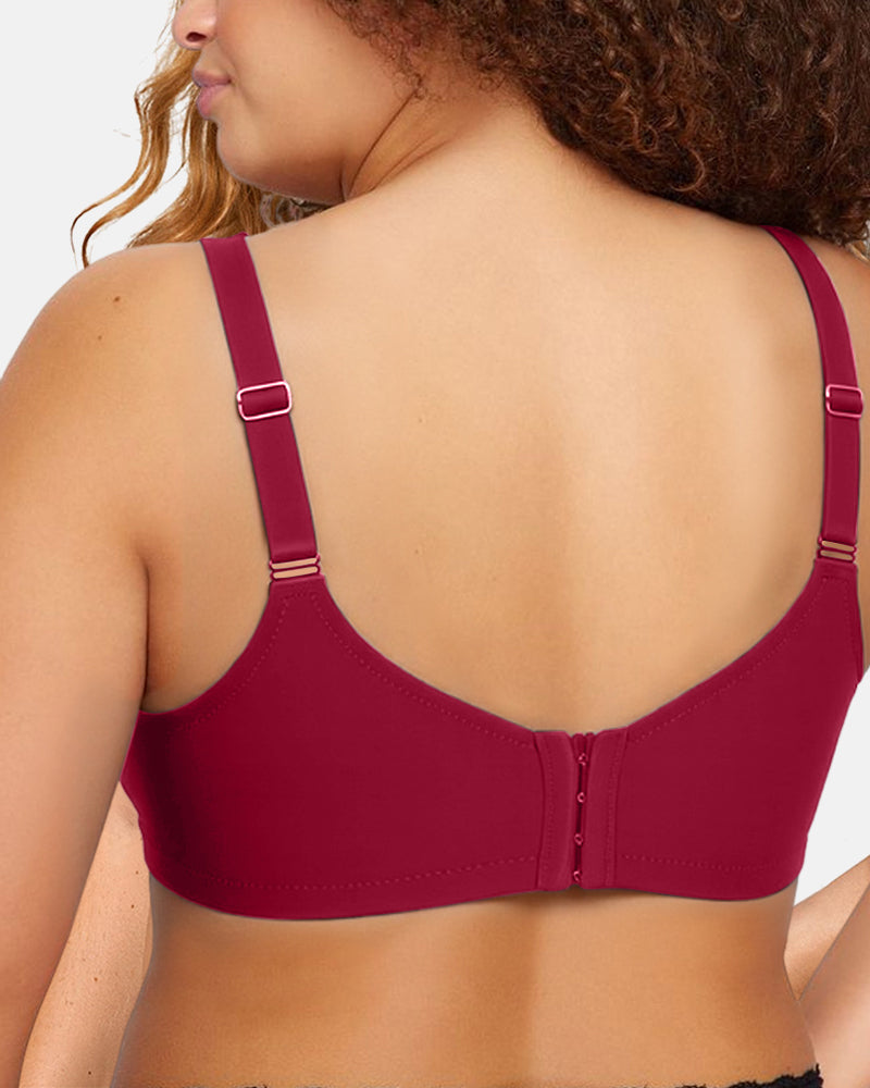 Seamless Deep-V Push-Up Bra for a Flawless Lift