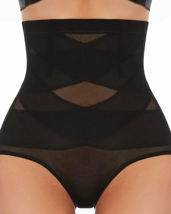 Women's High-Waisted Shapewear Panties - 3-Piece Set