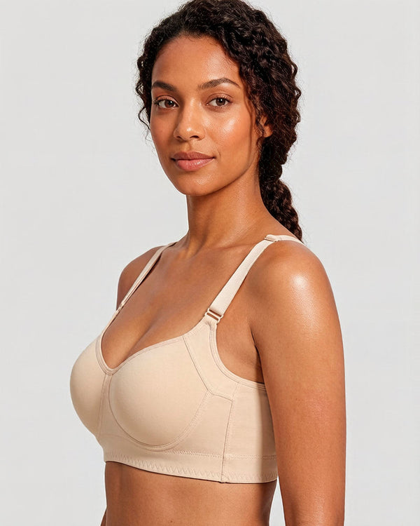 Brown Push-Up Back-Smoothing Bra