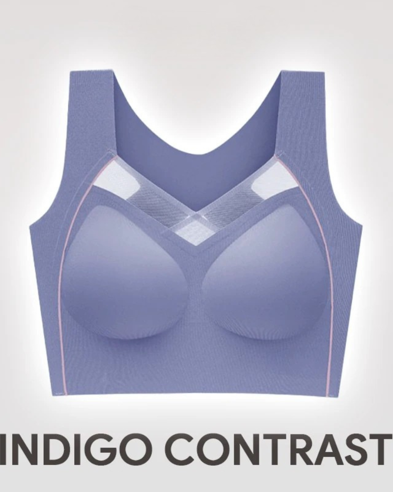 X-Back Wireless Posture Support Bra - Comfortable Back Support for All-Day Wear