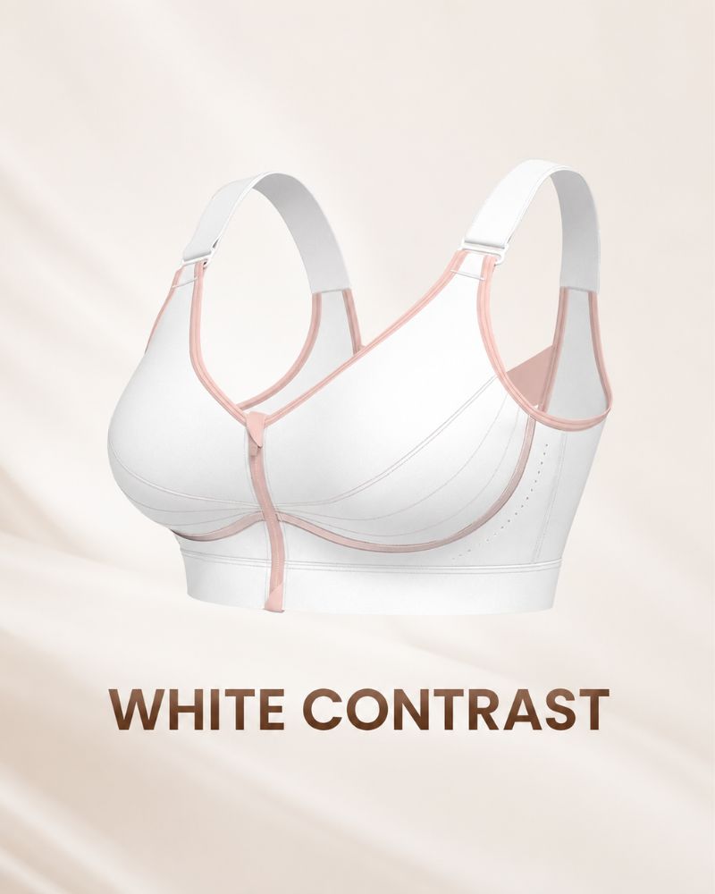 Custom-Lift Front-Zip Bra for Ultimate Posture Support