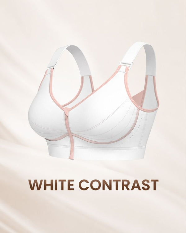 Custom-Lift Front-Zip Bra for Ultimate Posture Support