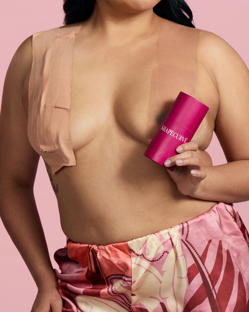 Effortless Boob Tape – Safer, Skin-Friendly Support (6 Strips)