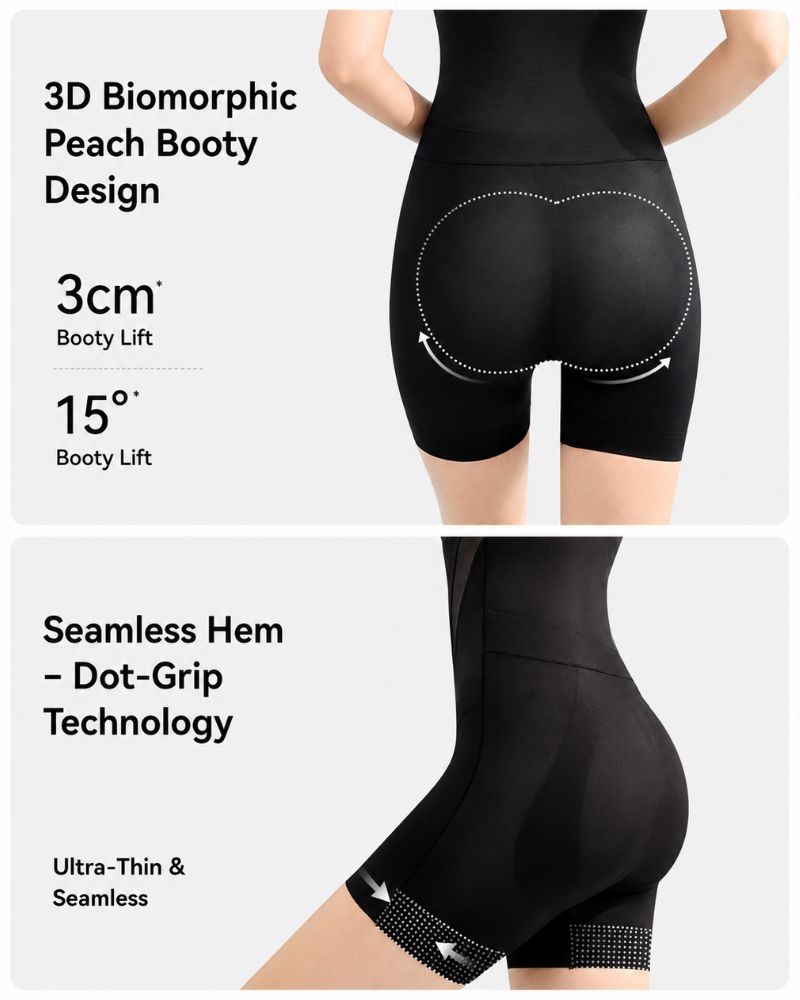 Cooling Tummy-Control Shapewear Bodysuit with Butt-Lift for a Sleek, Sculpted Silhouette