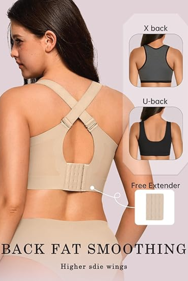 All-Day Comfort Wireless Full-Coverage Jelly-Smoothing Bra for Everyday Support