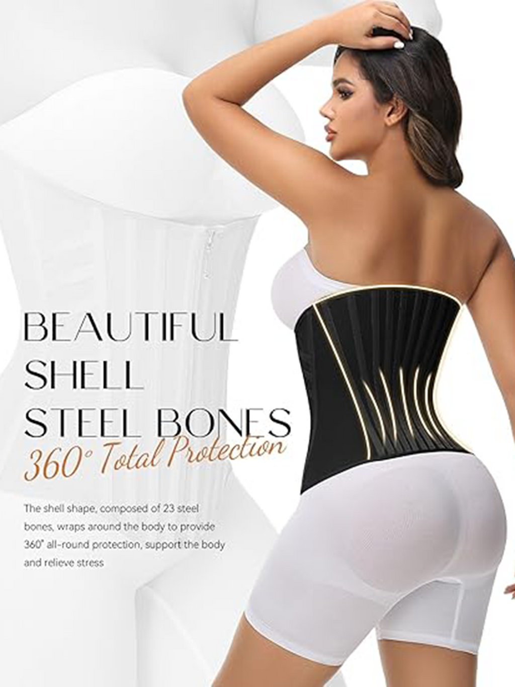 Women's Dual-Layer Compression Waist and Abdomen Belt