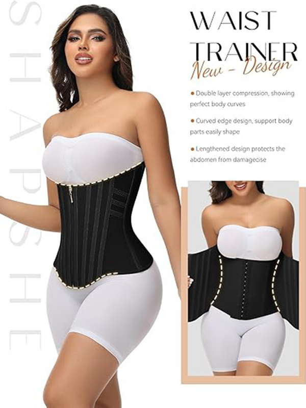 Women's Dual-Layer Compression Waist and Abdomen Belt