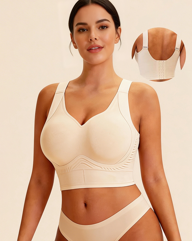 Plus-Size Back-Smoothing Seamless Push-Up Jelly Bra Main image