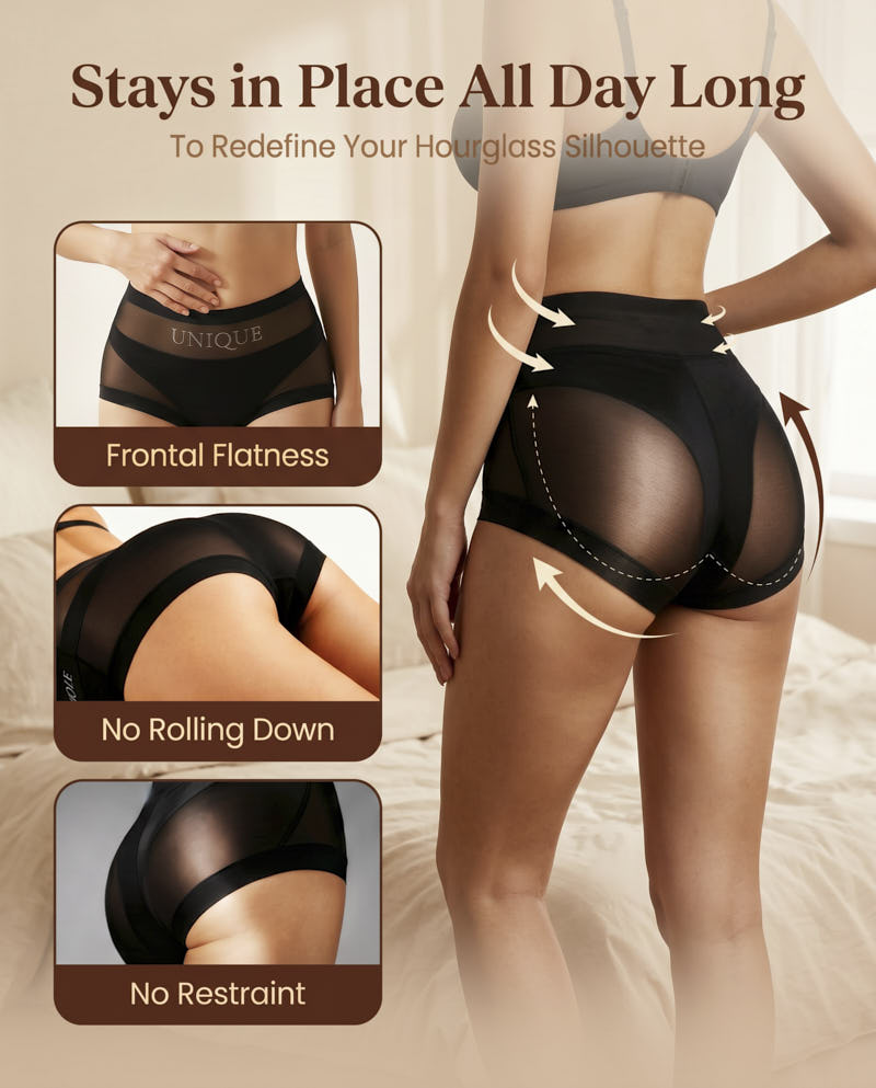 6-Pack Seamless Tummy-Smoothing Boyshorts