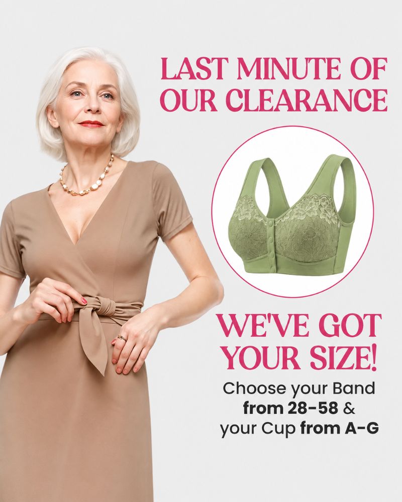 All-Day Comfort Front-Closure Wireless Support Bra