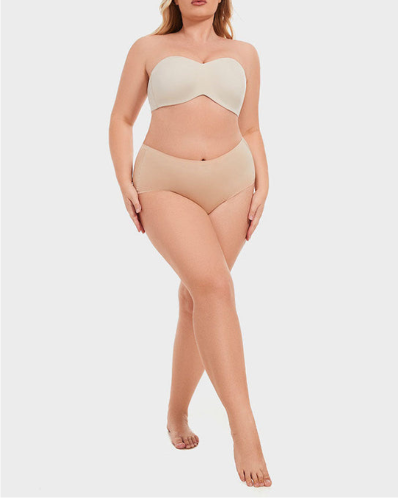 All-Day Support Non-Slip Convertible Bandeau Bra