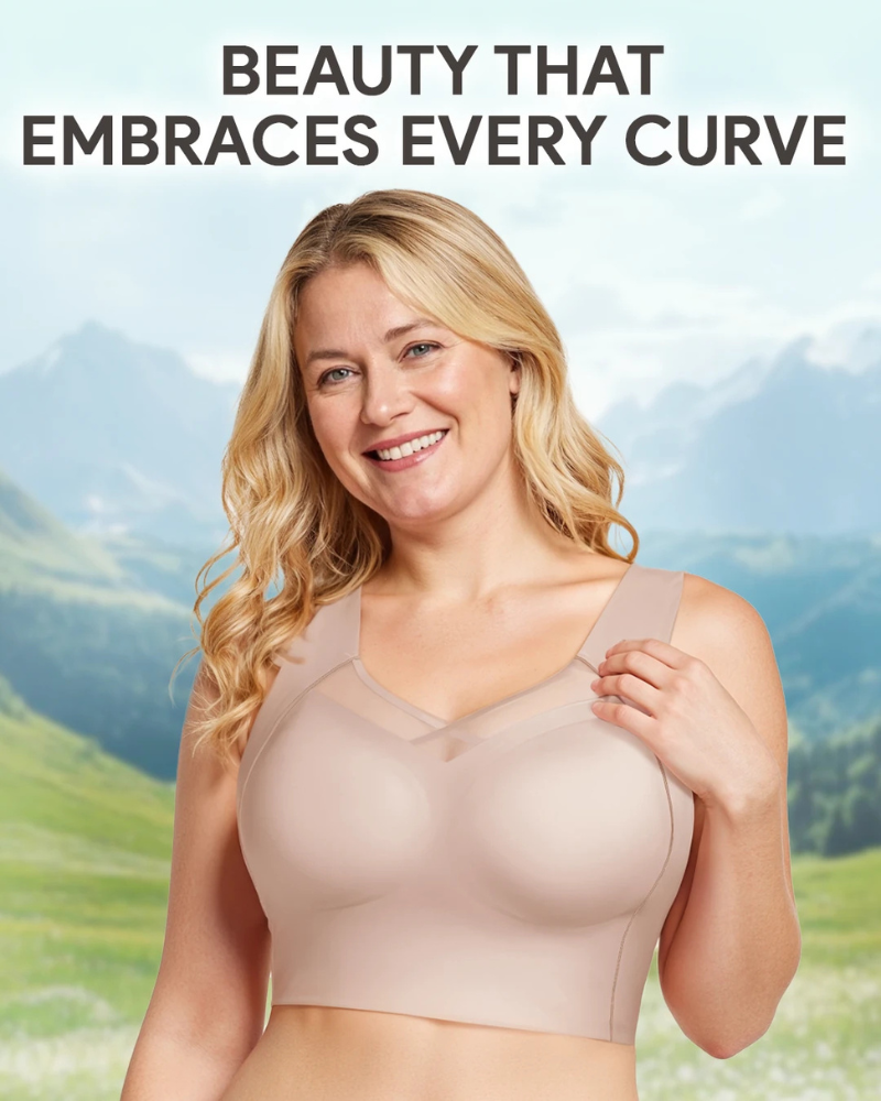 X-Back Wireless Posture Support Bra - Comfortable Back Support for All-Day Wear