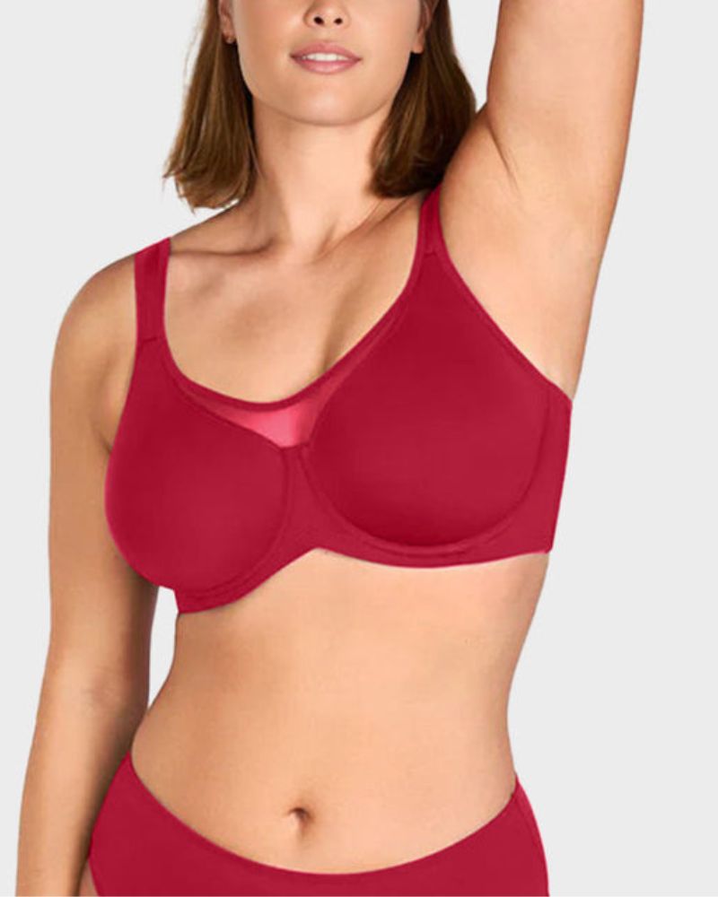 Plus Size Cooling Full-Coverage Minimizer Bra for Everyday Comfort