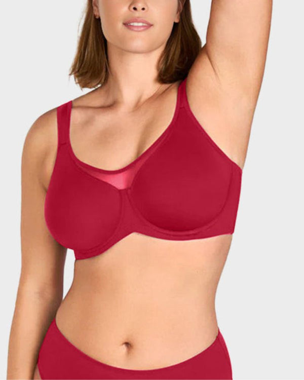 Plus Size Cooling Full-Coverage Minimizer Bra for Everyday Comfort
