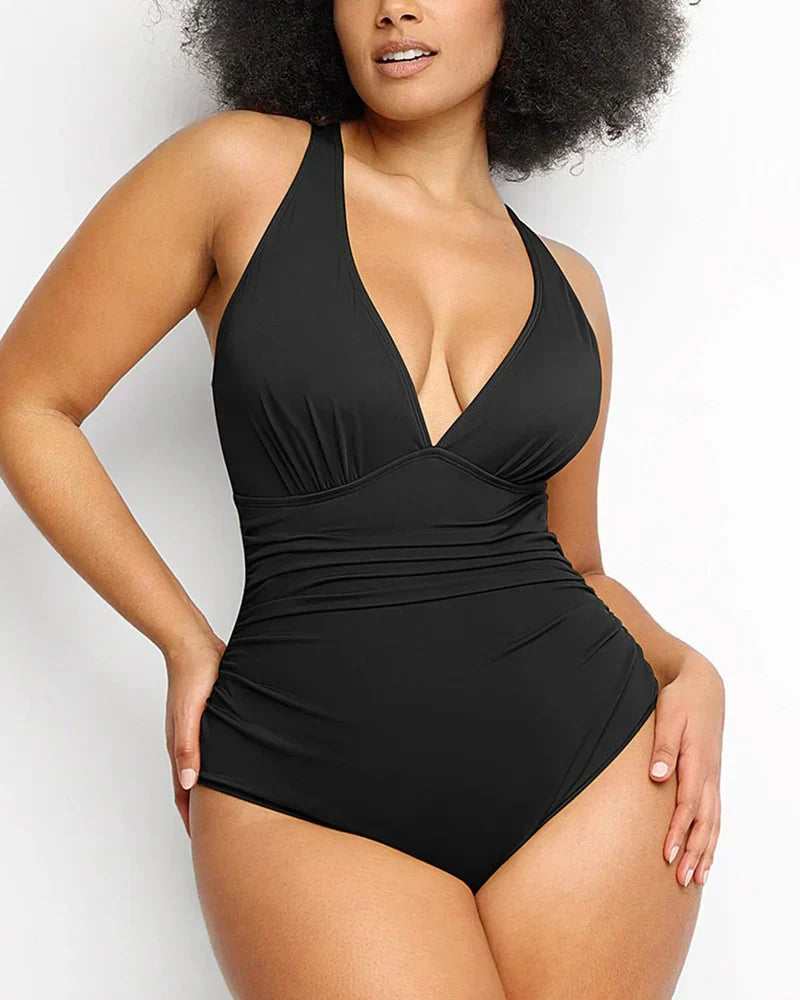 Smart Sculpt Plunge Swimsuit Flatter Your Figure Secondary image