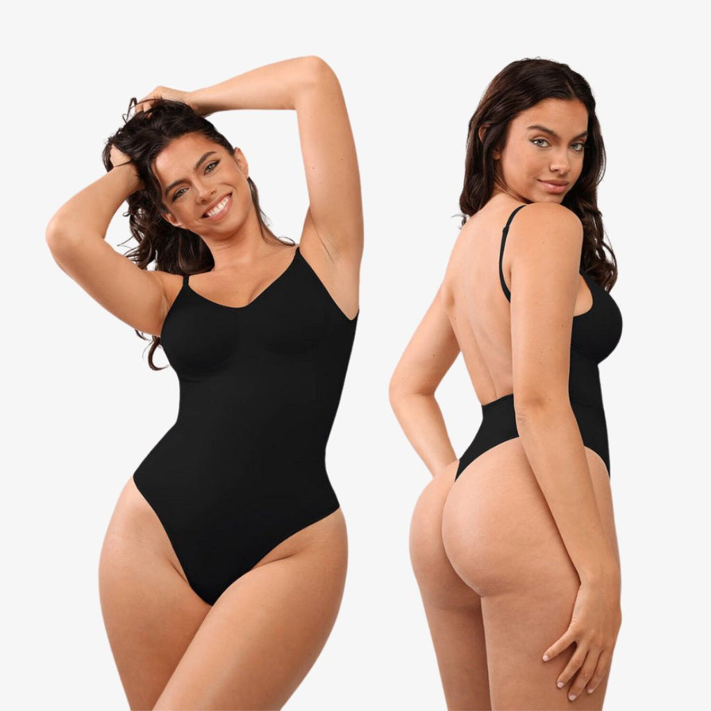 Low Back Seamless Tummy-Control Bodysuit Shapewear for a Sleek Silhouette