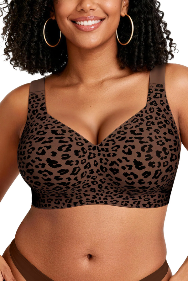 All-Day Comfort Wireless Full-Coverage Jelly-Smoothing Bra for Everyday Support