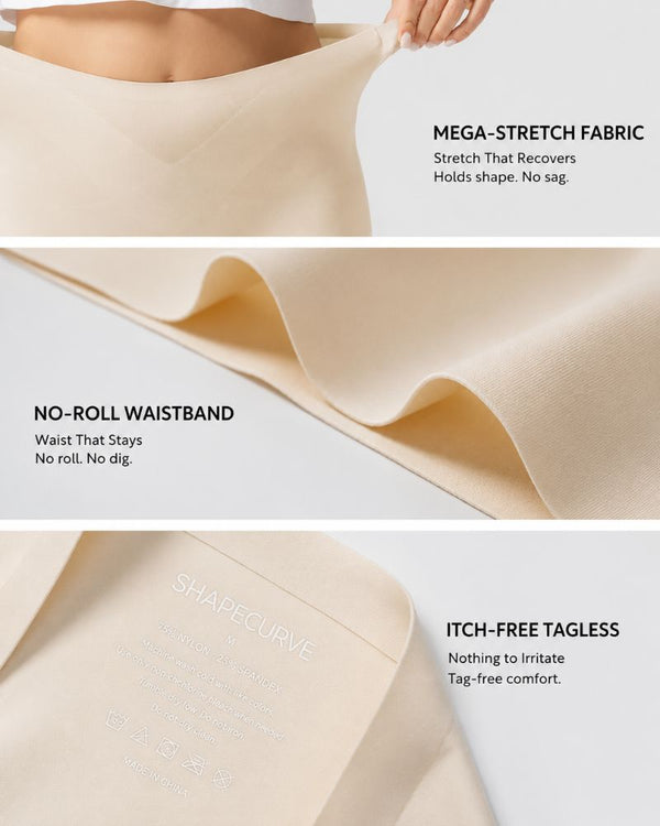 5-Pack Seamless No-Show High-Waisted Panties for a Smooth, Invisible Fit