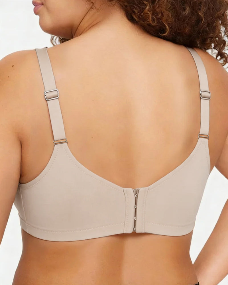 Seamless Deep-V Push-Up Bra for a Flawless Lift