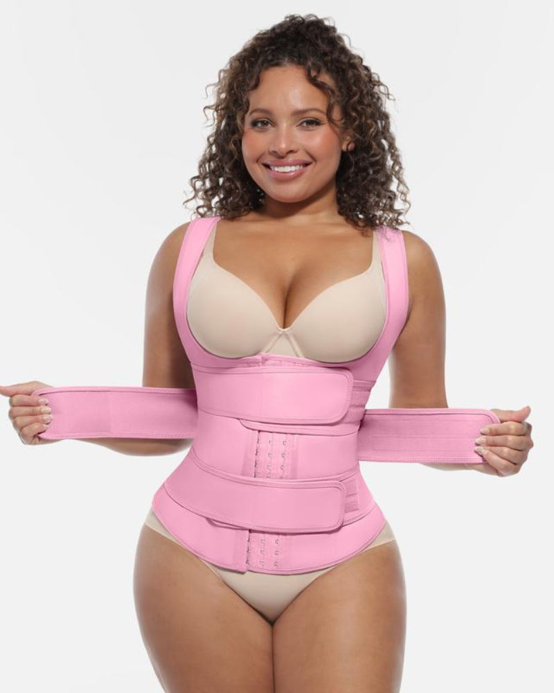 Shapecurve Plus-Size Waist Trainer Vest — Sculpting Shapewear for a Flawless Hourglass Silhouette