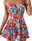 Figure-Flattering Tummy-Control Cutout One-Piece Swimsuit