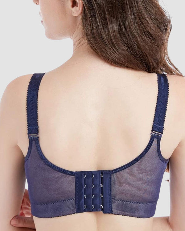 Elegant Lace Underwire Padded Push-Up Bra